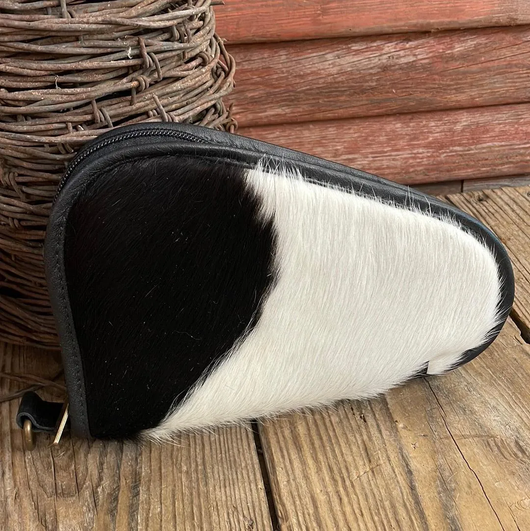 043 Small Pistol Case - Black & White w/