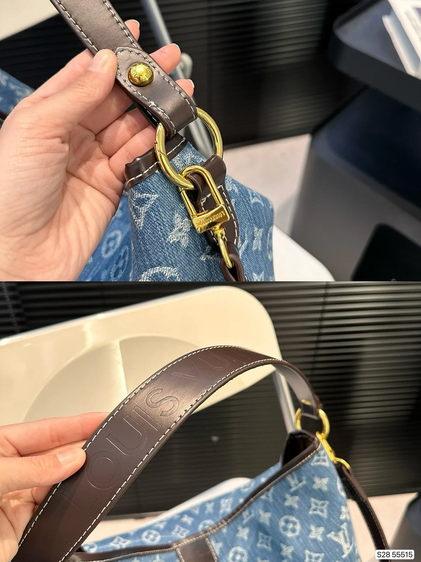 1 color Classic Denim Tote Bag