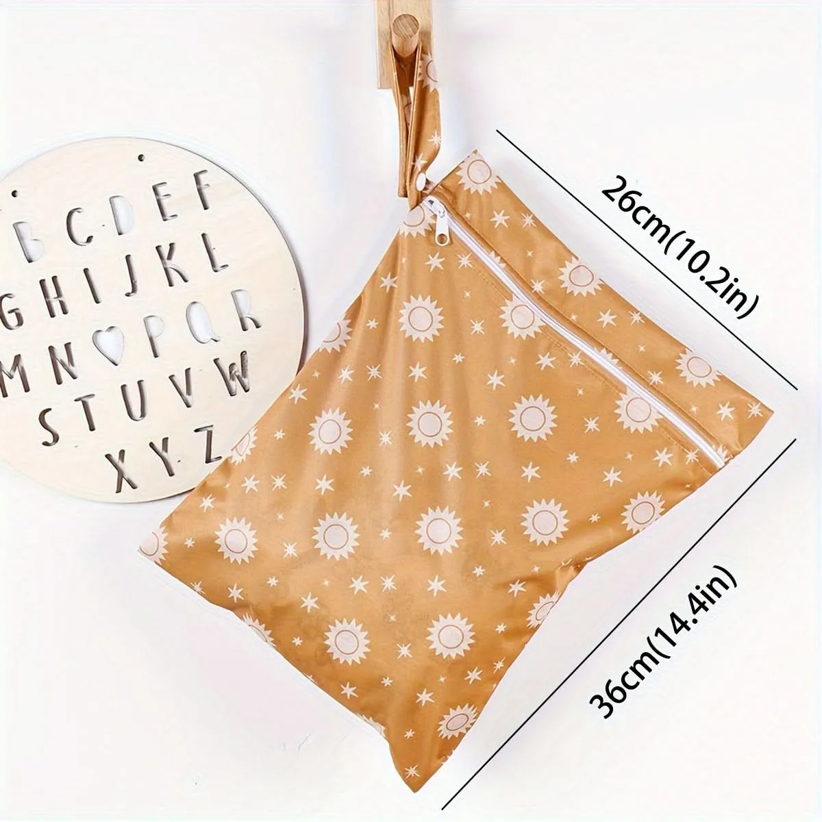 2-Pack Reusable Wet Dry Bags for Diapering