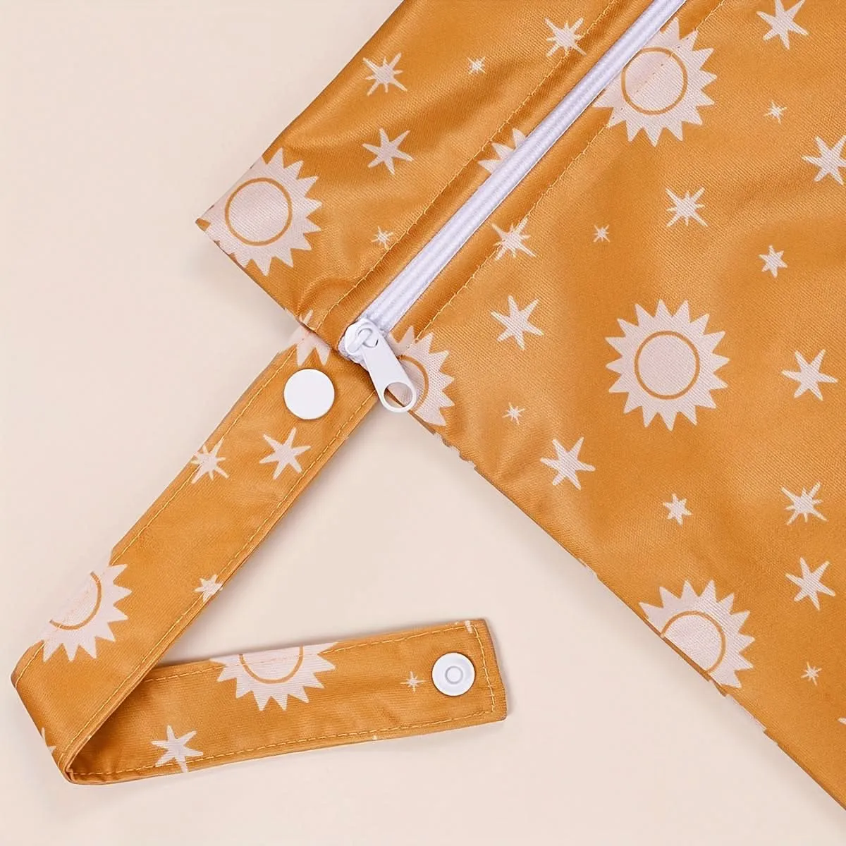 2-Pack Reusable Wet Dry Bags for Diapering