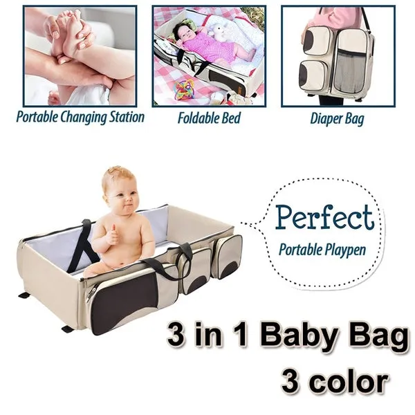 3 in 1 - Diaper Bag