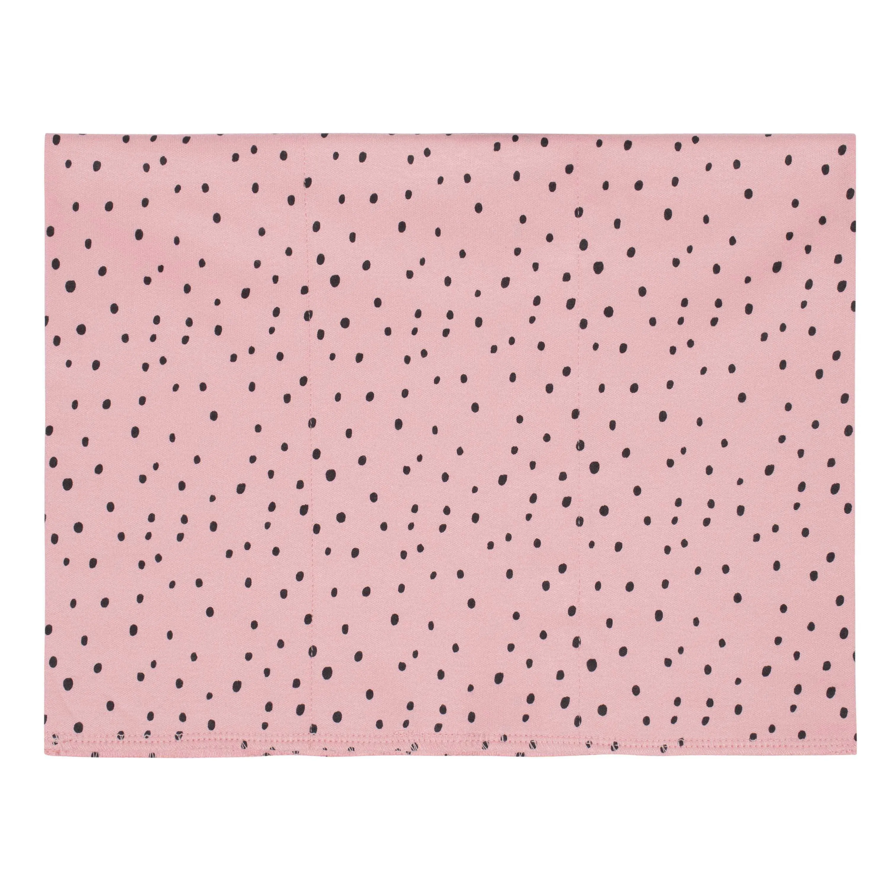 3-Pack Baby Girls Bear Knit Burp Cloths