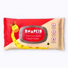 [8-Pack] Snapkis Premium Baby Travel Wipes (20 Wipes x 8 = 160pcs) Exp: 12/26