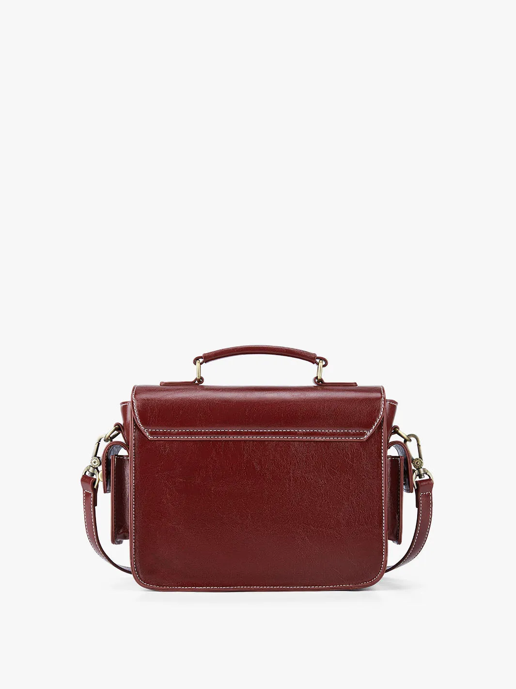 Alison Vintage Vegan Leather Crossbody Bag