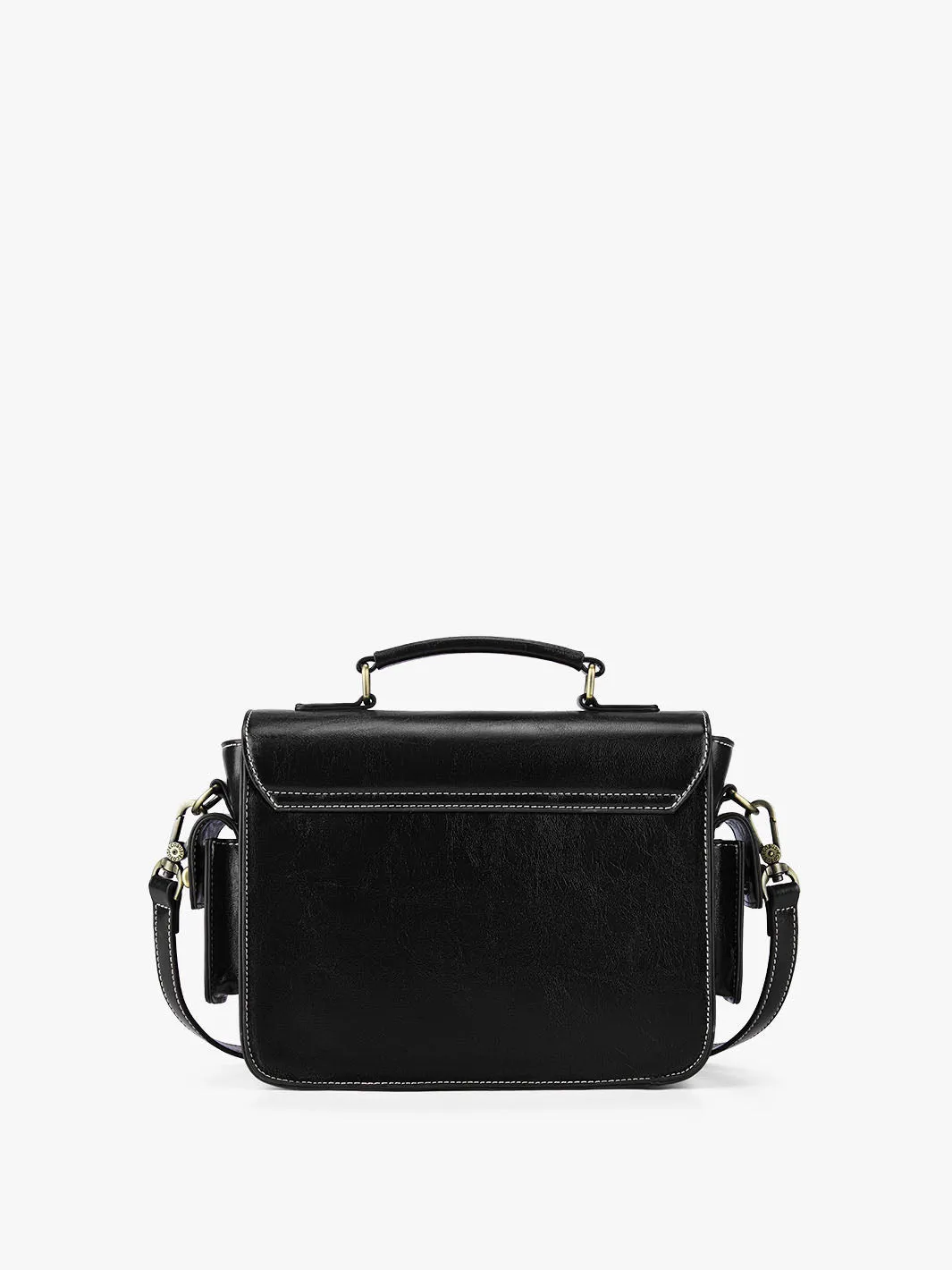 Alison Vintage Vegan Leather Crossbody Bag