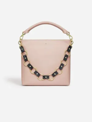 Alstonia Vegan Leather Hobo Bag | Pink Nude