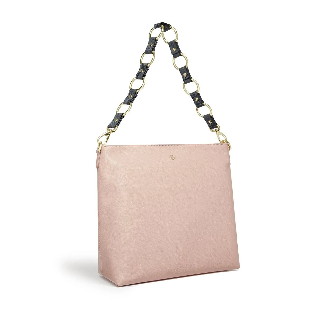 Alstonia Vegan Leather Hobo Bag | Pink Nude