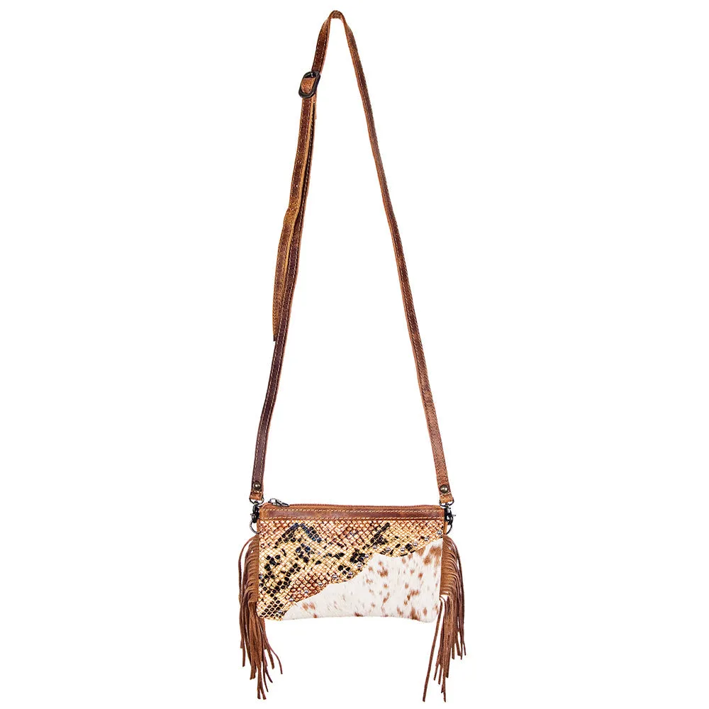 American Darling ADBGS139 Small Crossbody Hair-On Genuine Leather Women Bag Western Handbag Purse