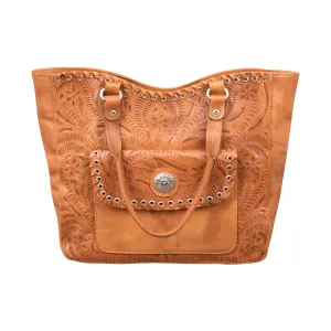 American West Harvest Moon Large Zip-Top Tote w/ Conceal Carry Pocket