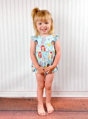 Andrina Flutter Sleeve Bubble Romper