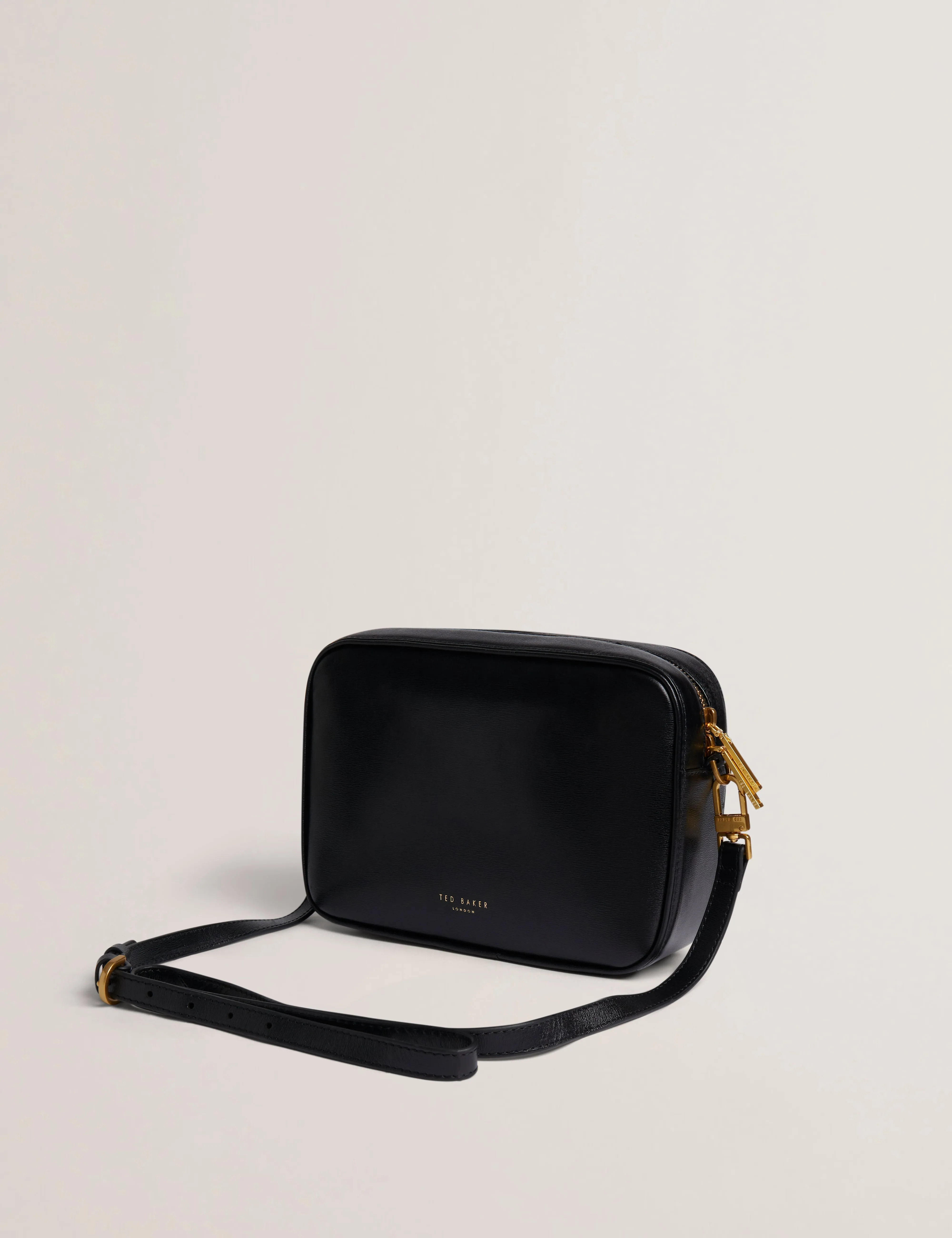 Anilaa Tb Detail Large Leather Camera Bag Black