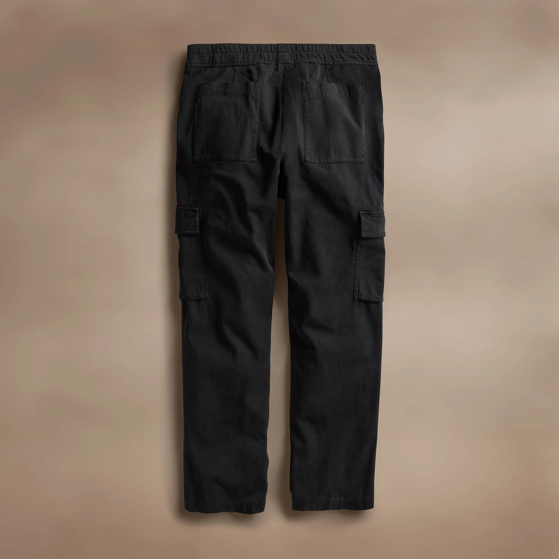 Army Cotton Slub Cargo Pant - Black Pigment