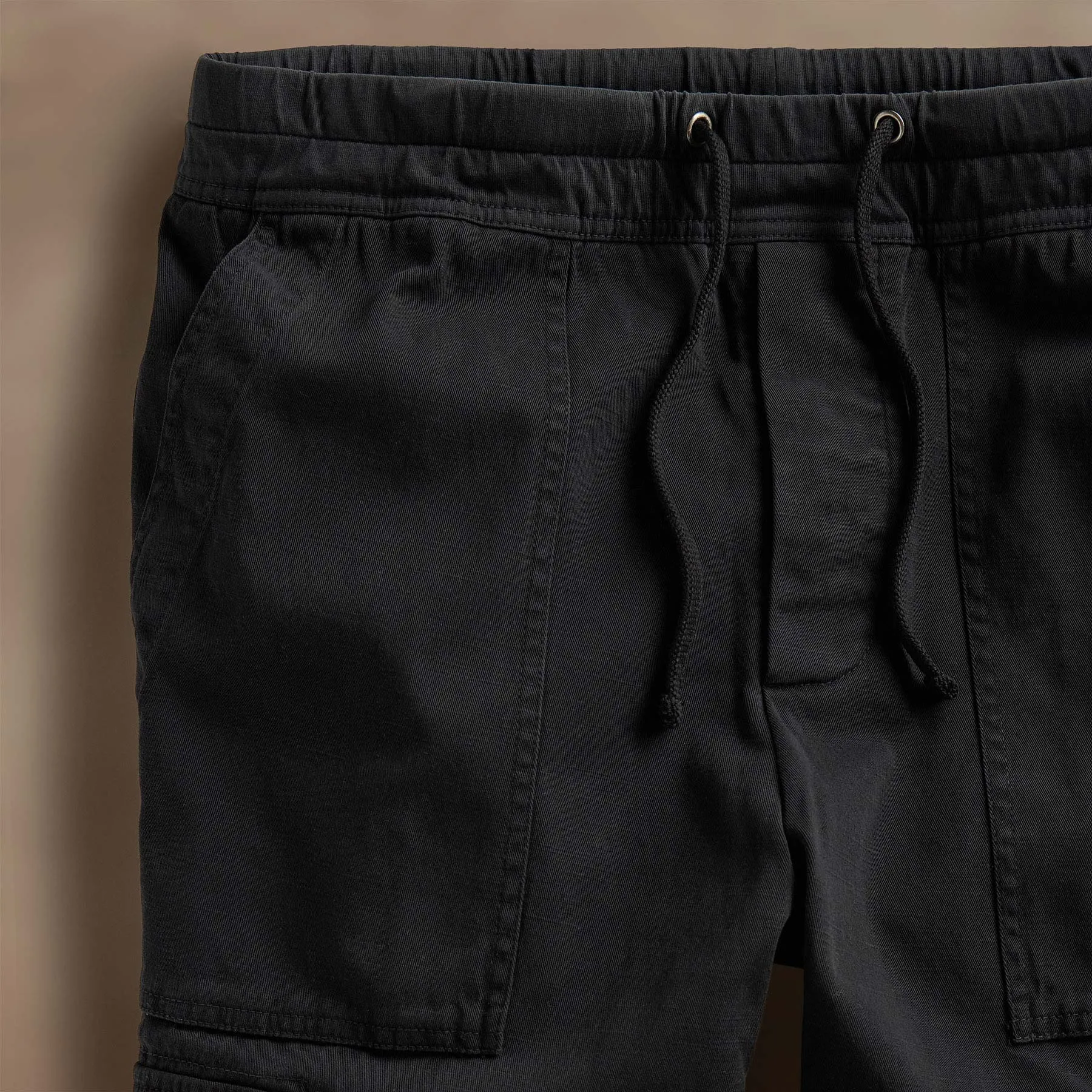 Army Cotton Slub Cargo Pant - Black Pigment