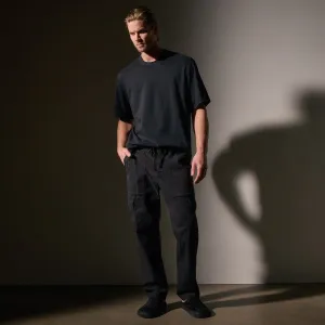 Army Cotton Slub Cargo Pant - Black Pigment