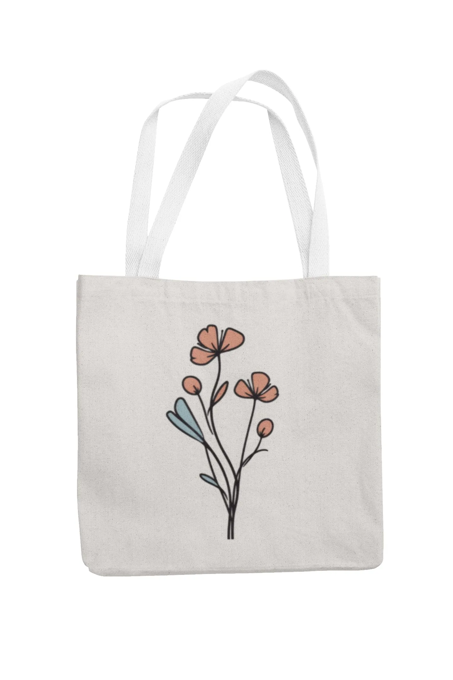 Art to Doors | Painted Bloom | Tote Bags | Shopping Bag For Grocery | Aesthetic Carry Bag | Tote Bag for Shopping, Travel, office & beach bags for women