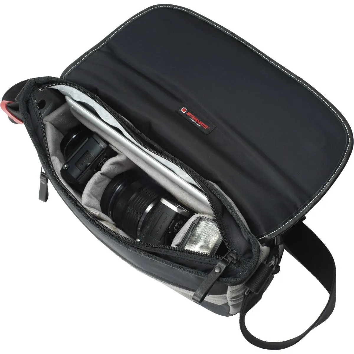 Artisan & Artist Adelina ACAM-9000 Camera Shoulder Bag (Grey)