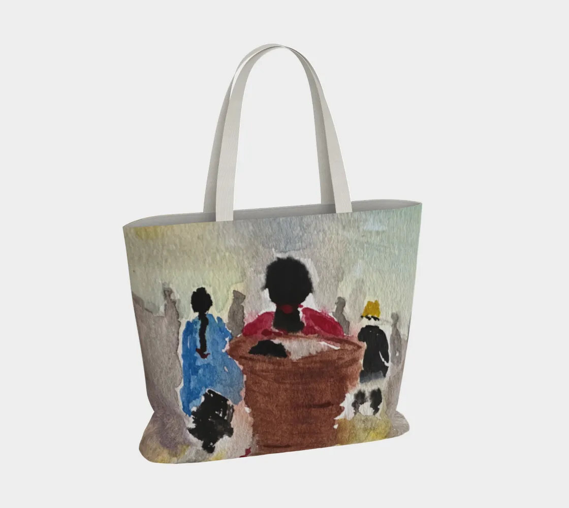 Baby Basket Large Tote Bag