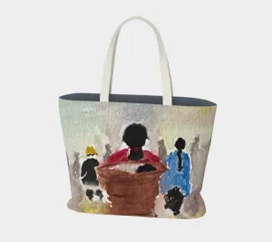 Baby Basket Large Tote Bag