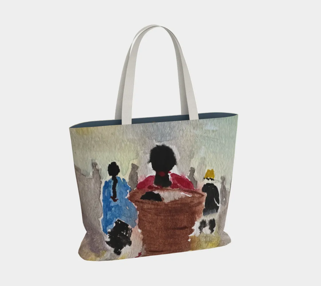 Baby Basket Large Tote Bag