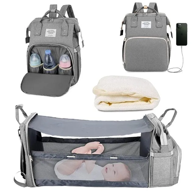 Baby Diaper Bag Backpack with Changing Station