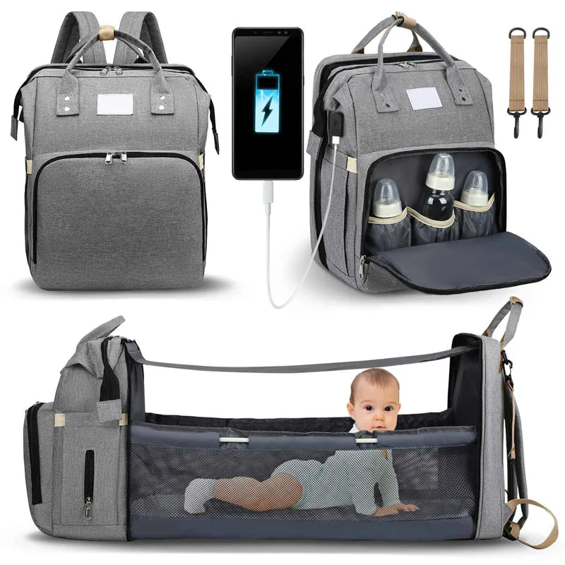 Baby Diaper Bag Backpack with Changing Station