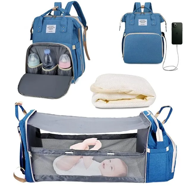 Baby Diaper Bag Backpack with Changing Station