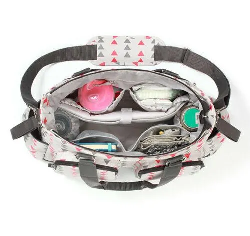 Baby Nappy Multi-Functional Diaper Bag Set With Changing Mat Babyono Glam Pink