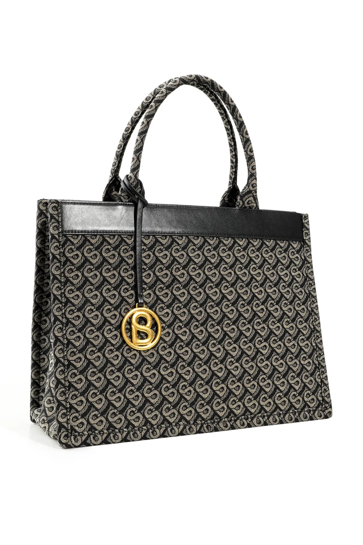 Bimu Jacquard Tote Bag Large - Black