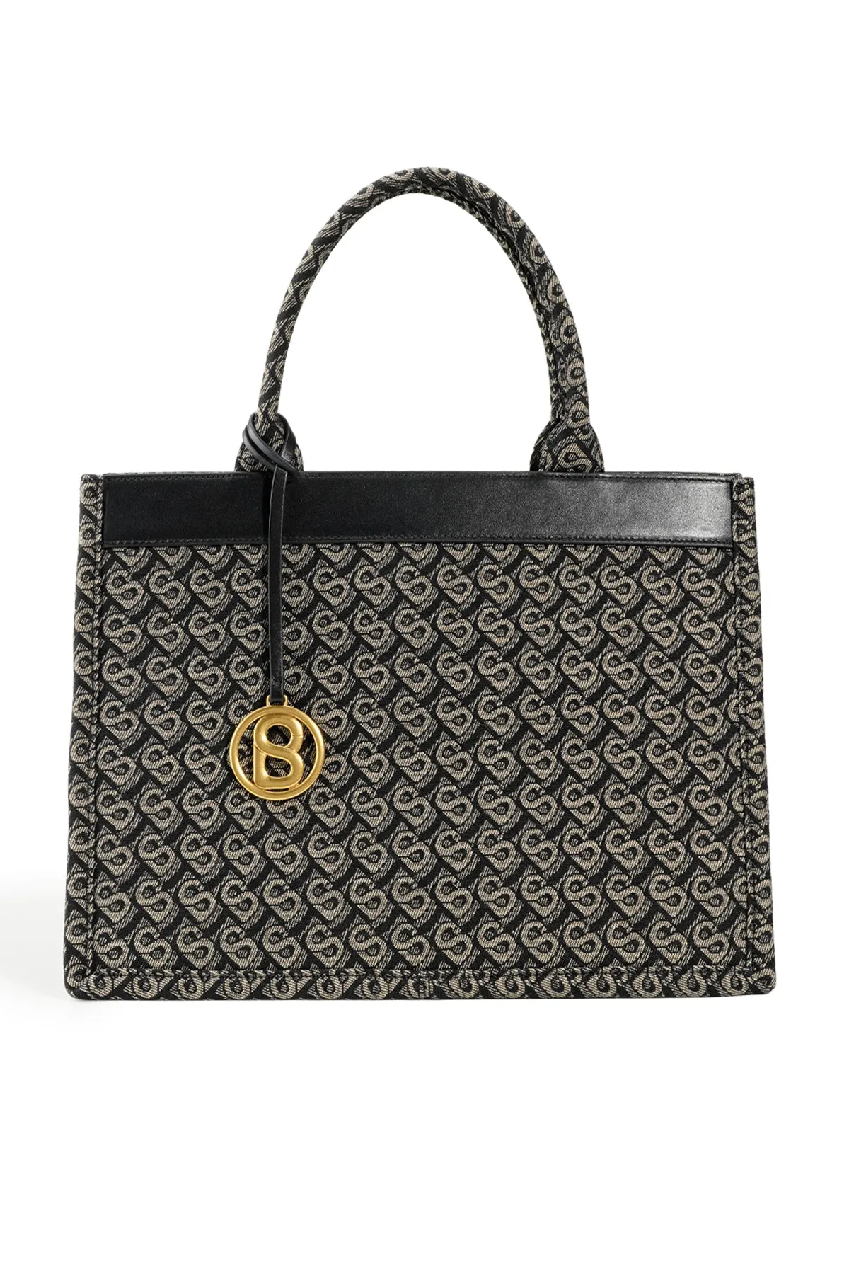 Bimu Jacquard Tote Bag Large - Black