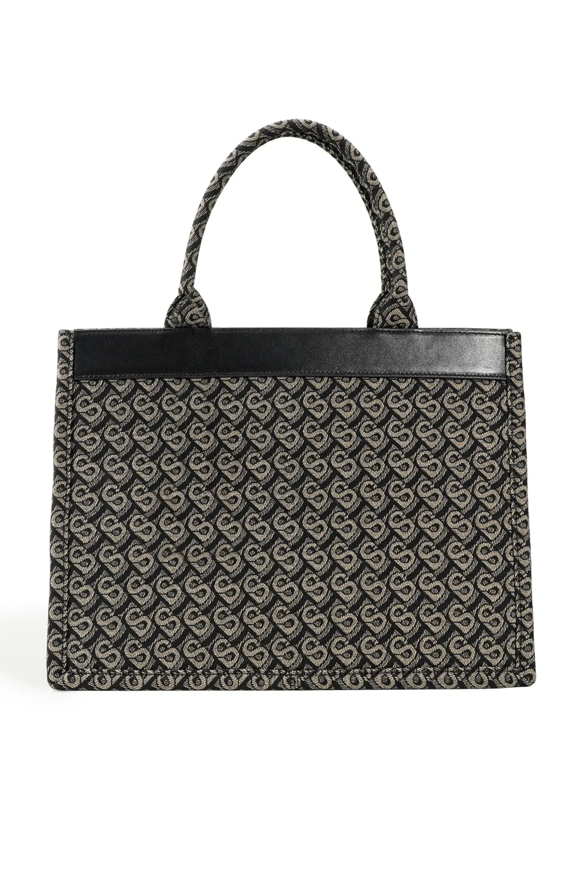 Bimu Jacquard Tote Bag Large - Black