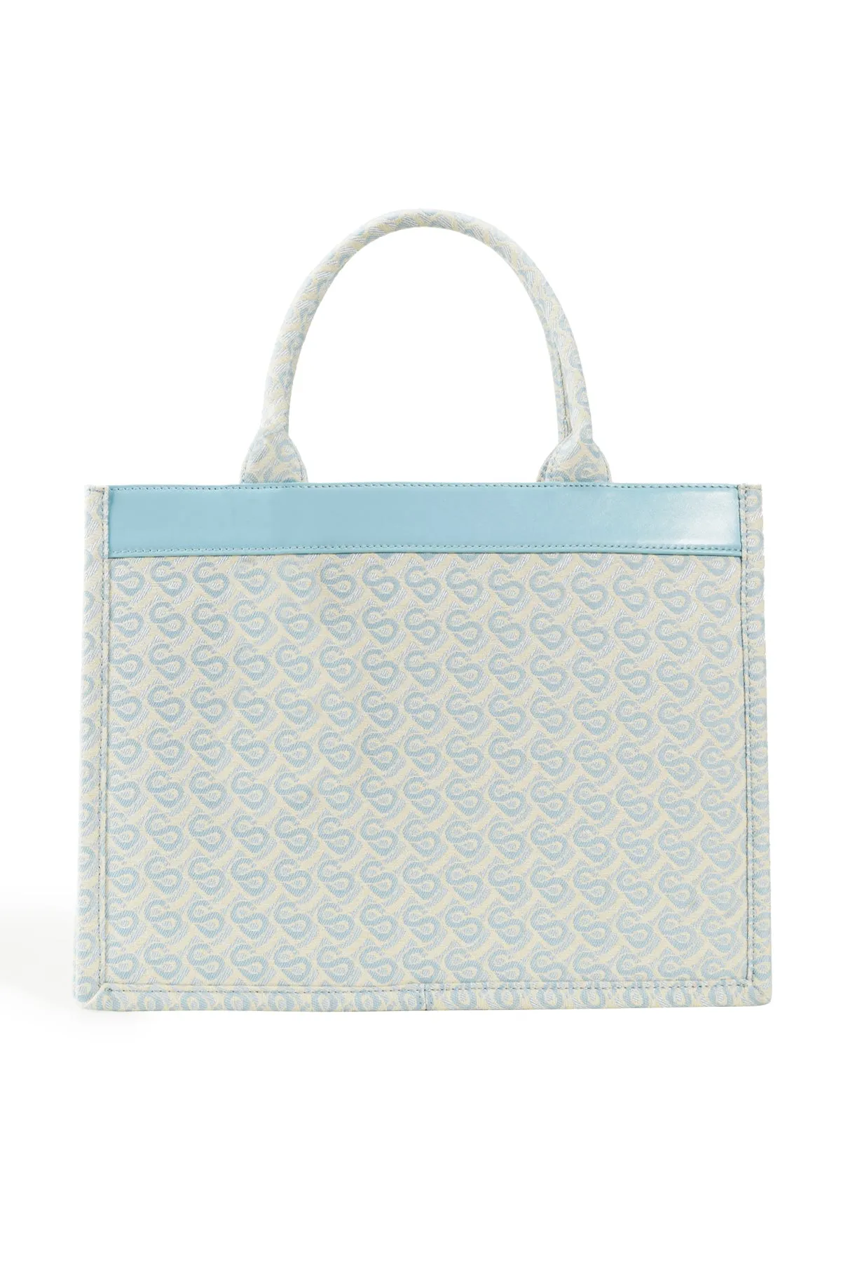 Bimu Jacquard Tote Bag Large - Skyway
