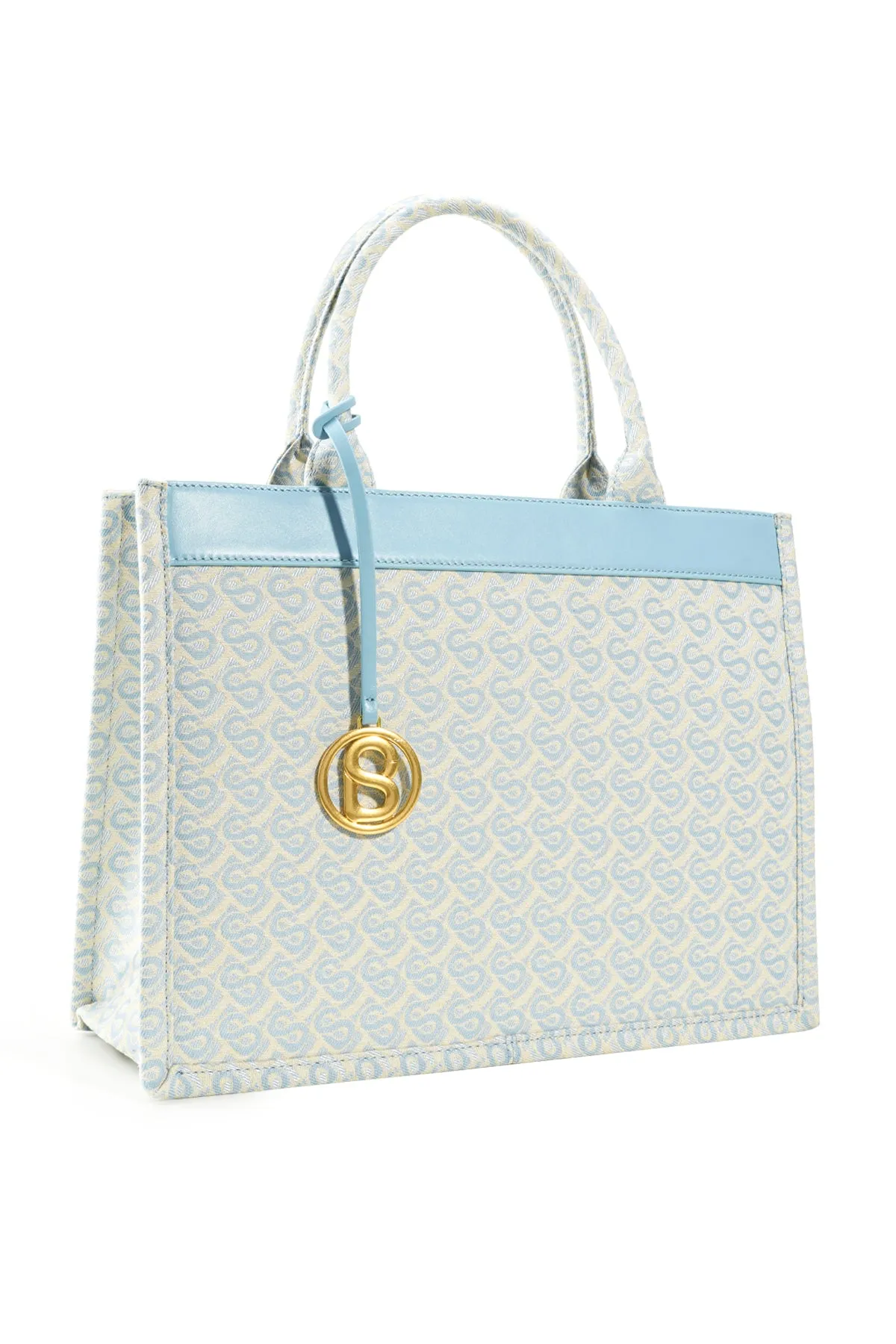 Bimu Jacquard Tote Bag Large - Skyway