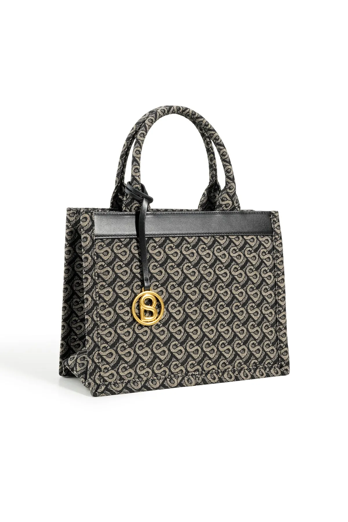 Bimu Jacquard Tote Bag Small - Black