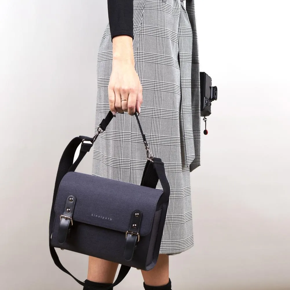 Binalpath Canvas Black Camera Shoulder Bag - Ace