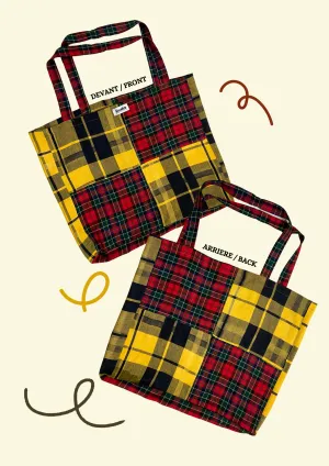 Bits & Pieces | Plaid Collection Zero Waste Tote Bags