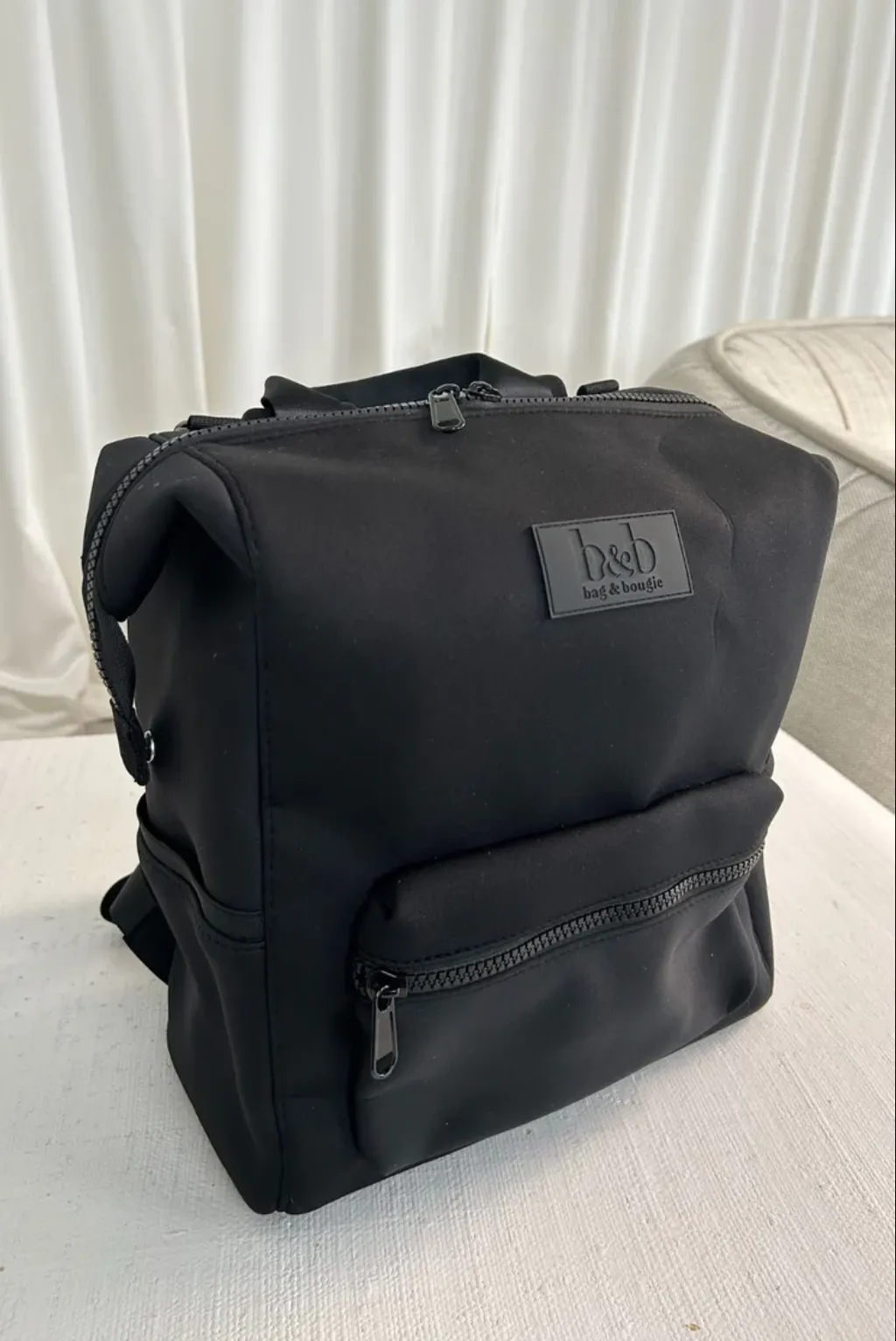 Black Diaper Backpack