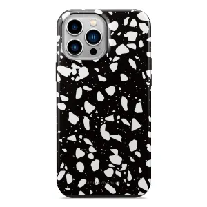 Black Rocky Road Terrazzo Custom - iPhone 14 Pro Case