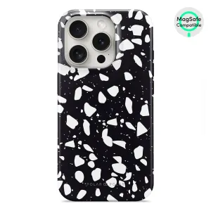 Black Rocky Road Terrazzo - iPhone 15 Pro Case