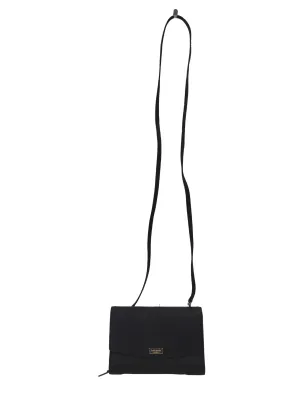 Black Saffiano Leather Crossbody Bag