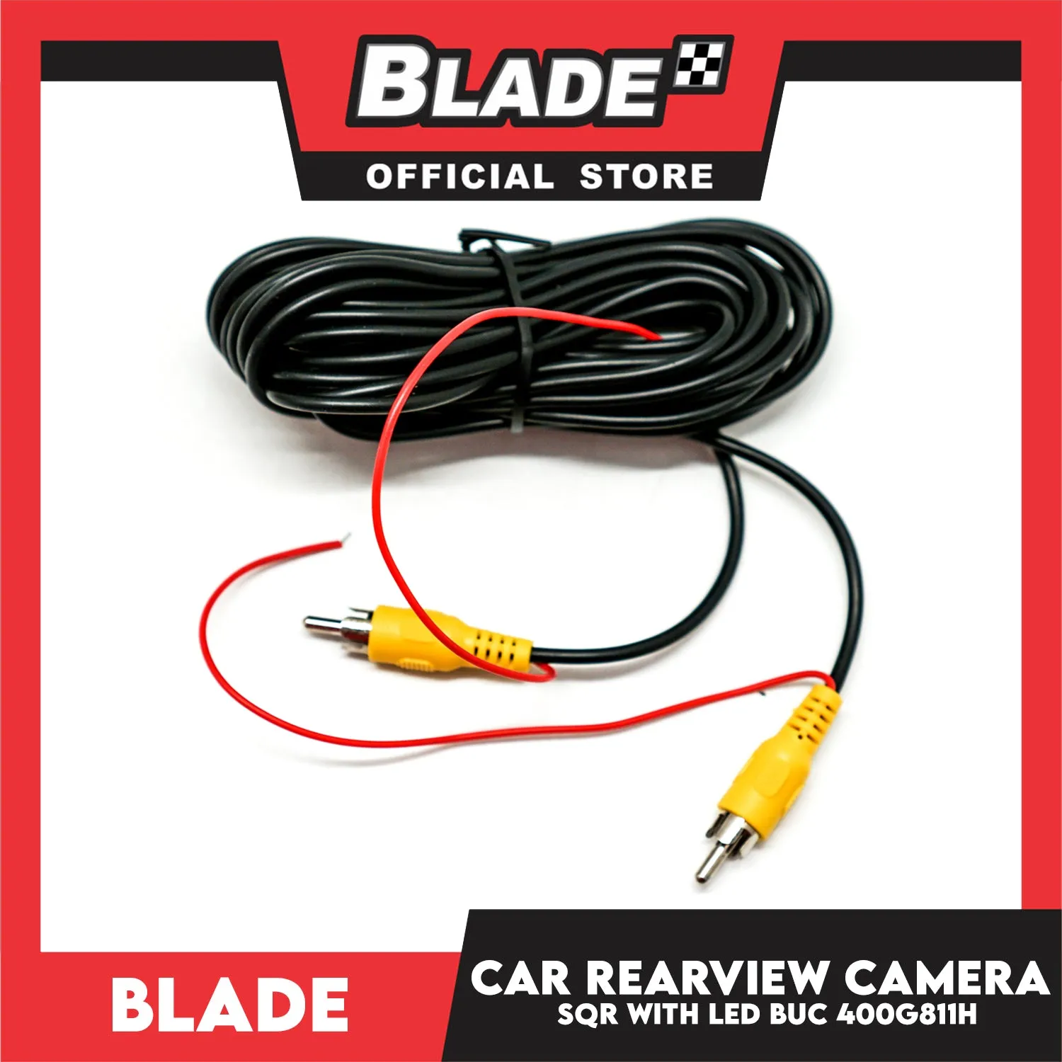 Blade Car Rearview Camera SQR with LED BUC400 G811H (Black) Back Up Camera
