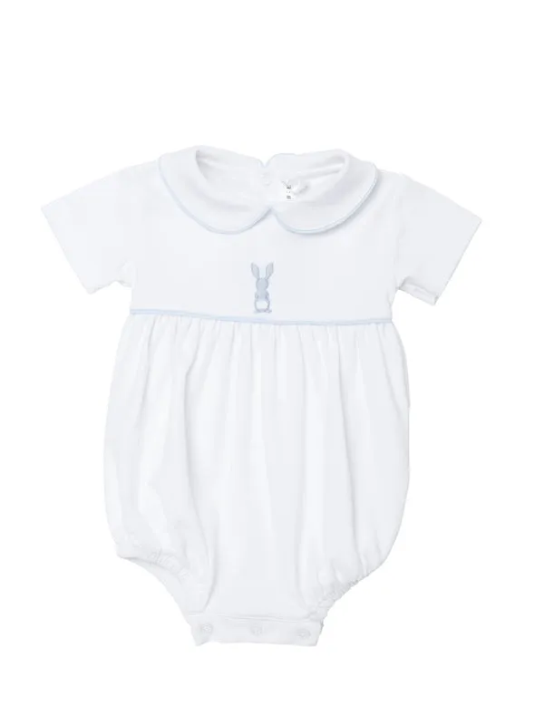 Blue Bunny Pima Bubble | White/Lt Blue