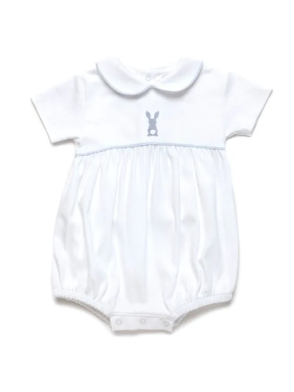 Blue Bunny Pima Bubble | White/Lt Blue