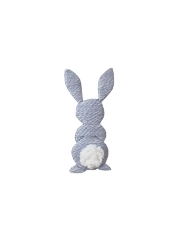 Blue Bunny Pima Bubble | White/Lt Blue