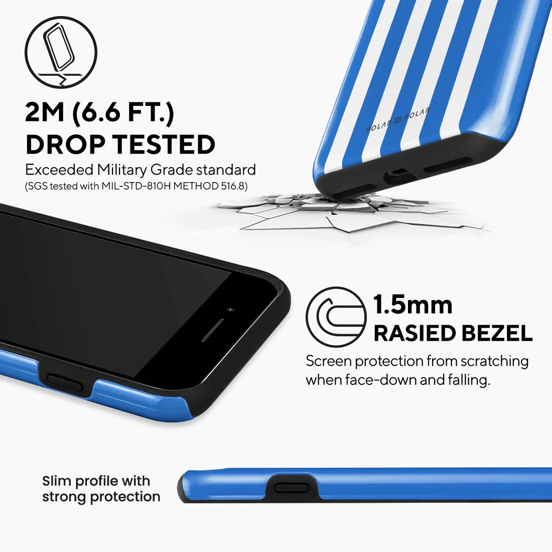 Blue Stripe Custom - iPhone 8 Plus/7 Plus Case