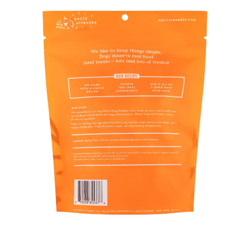 Bocce's Bakery - Spiced Cake Small Batch Dog Biscuits - 12oz