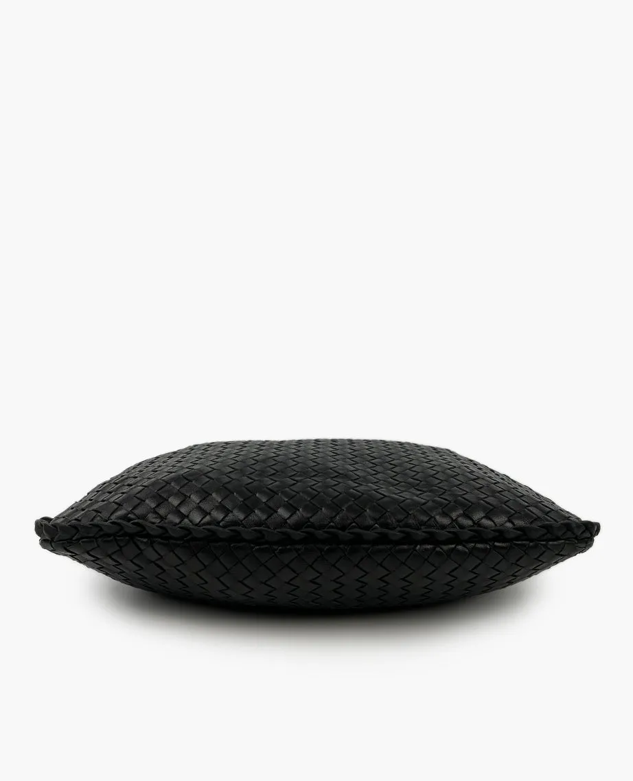 Bottega Veneta Intrecciato Hobo Bag Black