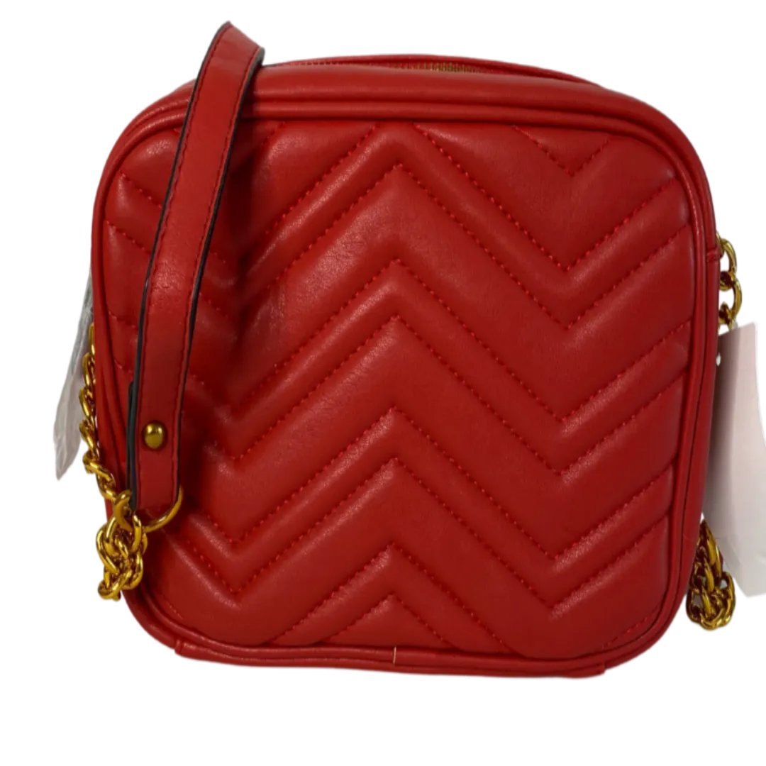 Brittany Quilted Leather Square Crossbody Bag