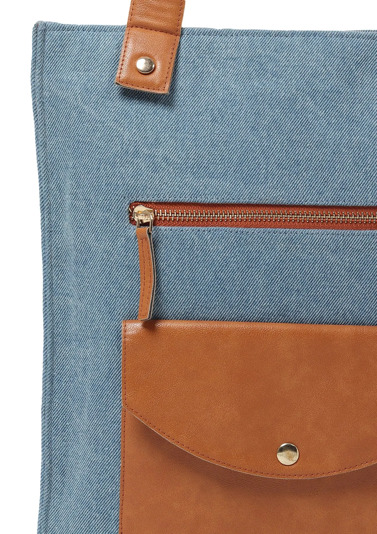 BROWN BERG DENIM BAG