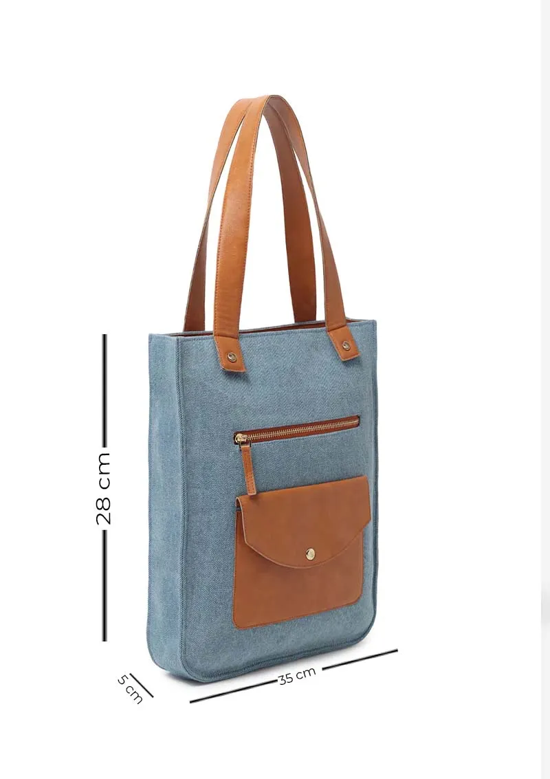 BROWN BERG DENIM BAG
