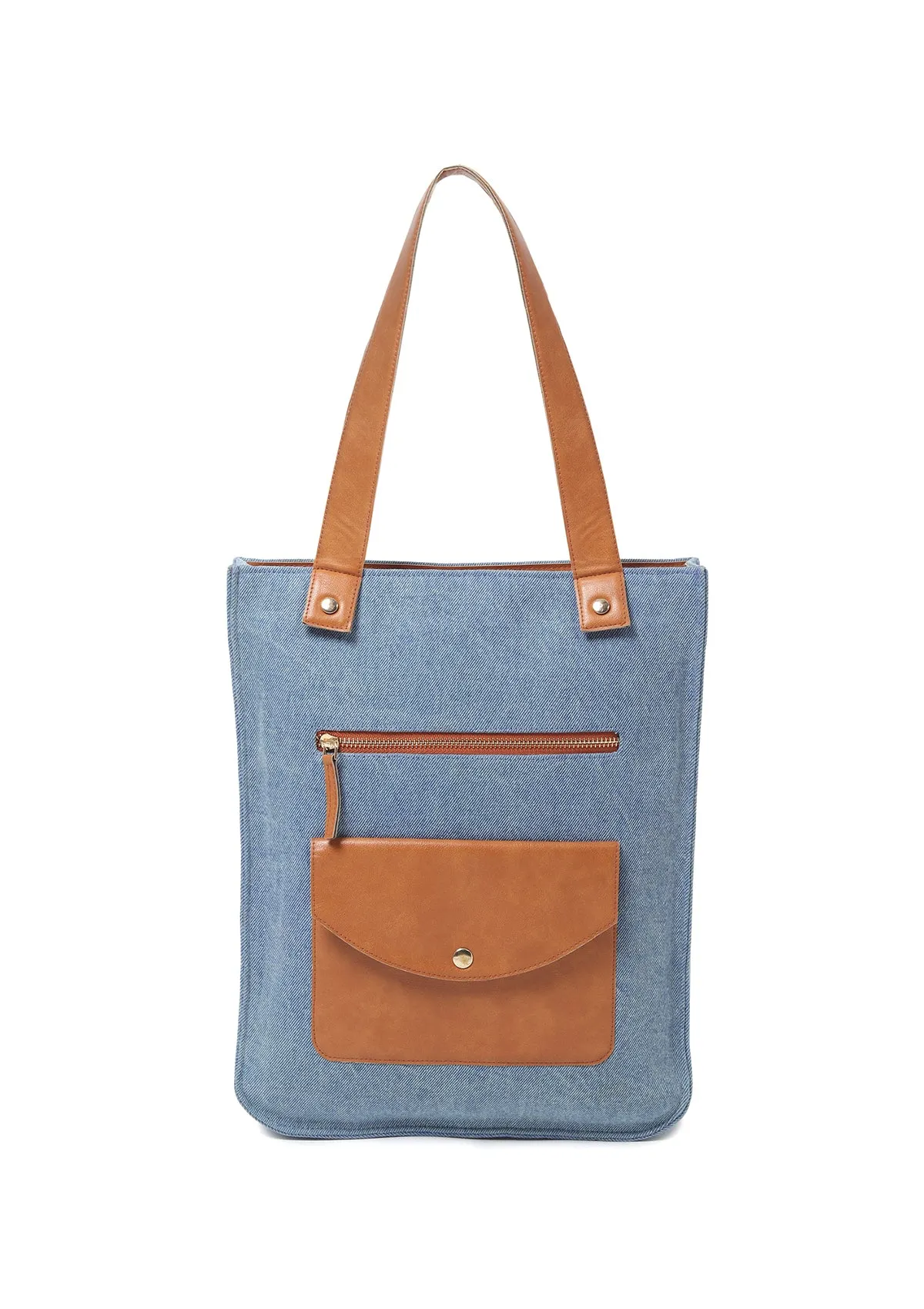 BROWN BERG DENIM BAG